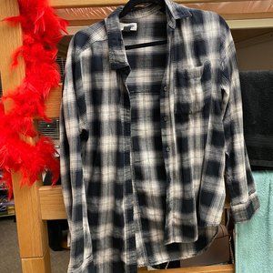 Black and white flannel
